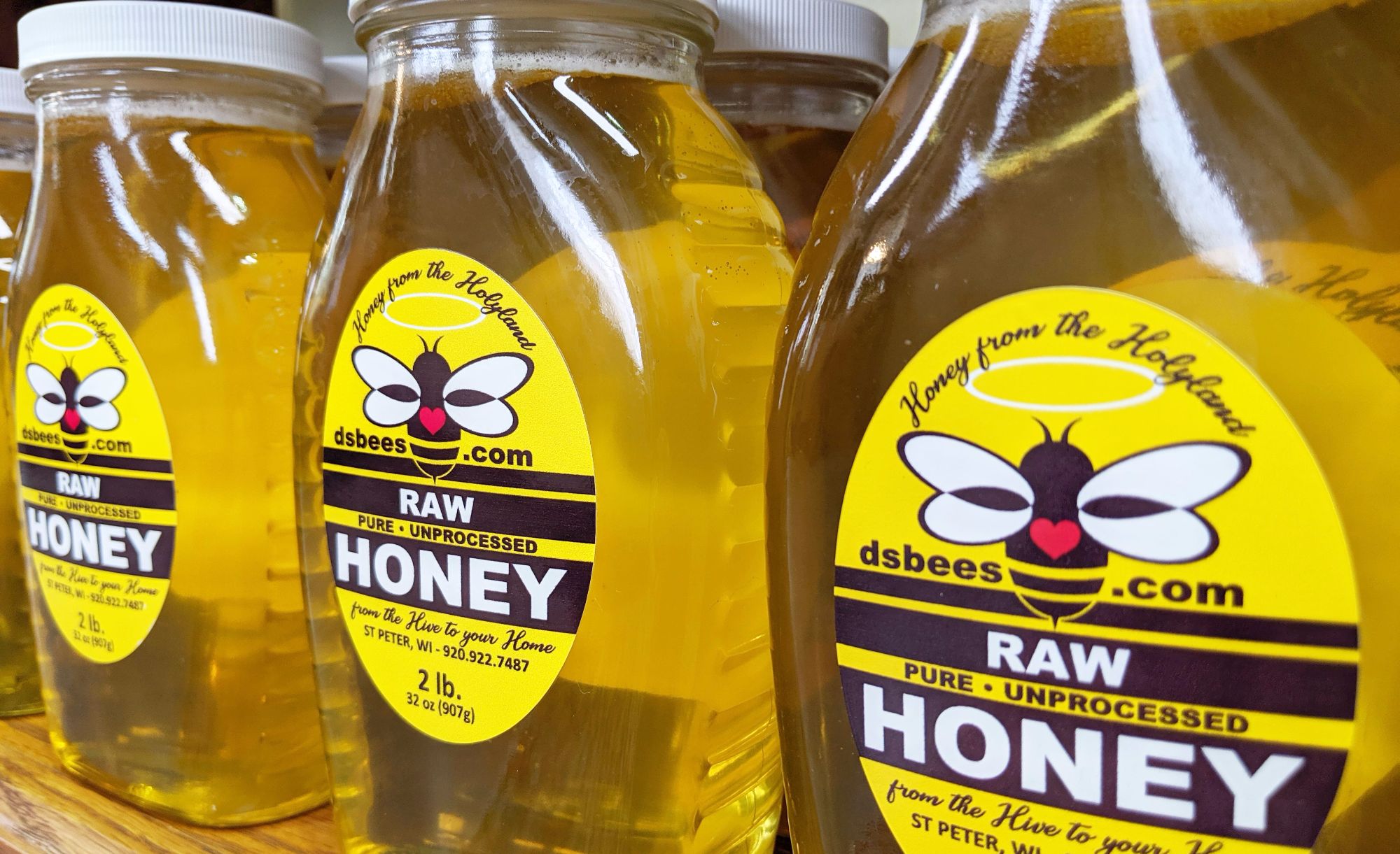 Raw Unprocessed Wisconsin Honey